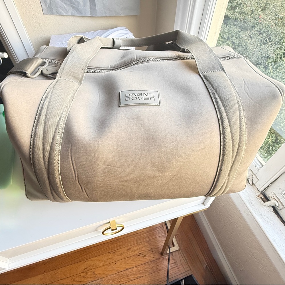 Dange Dover Landon Neopane Carryall Bag color Dune Muted Mauve w/ Brown
